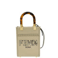 Fendi Beige Mini Sunshine Shopper Bag