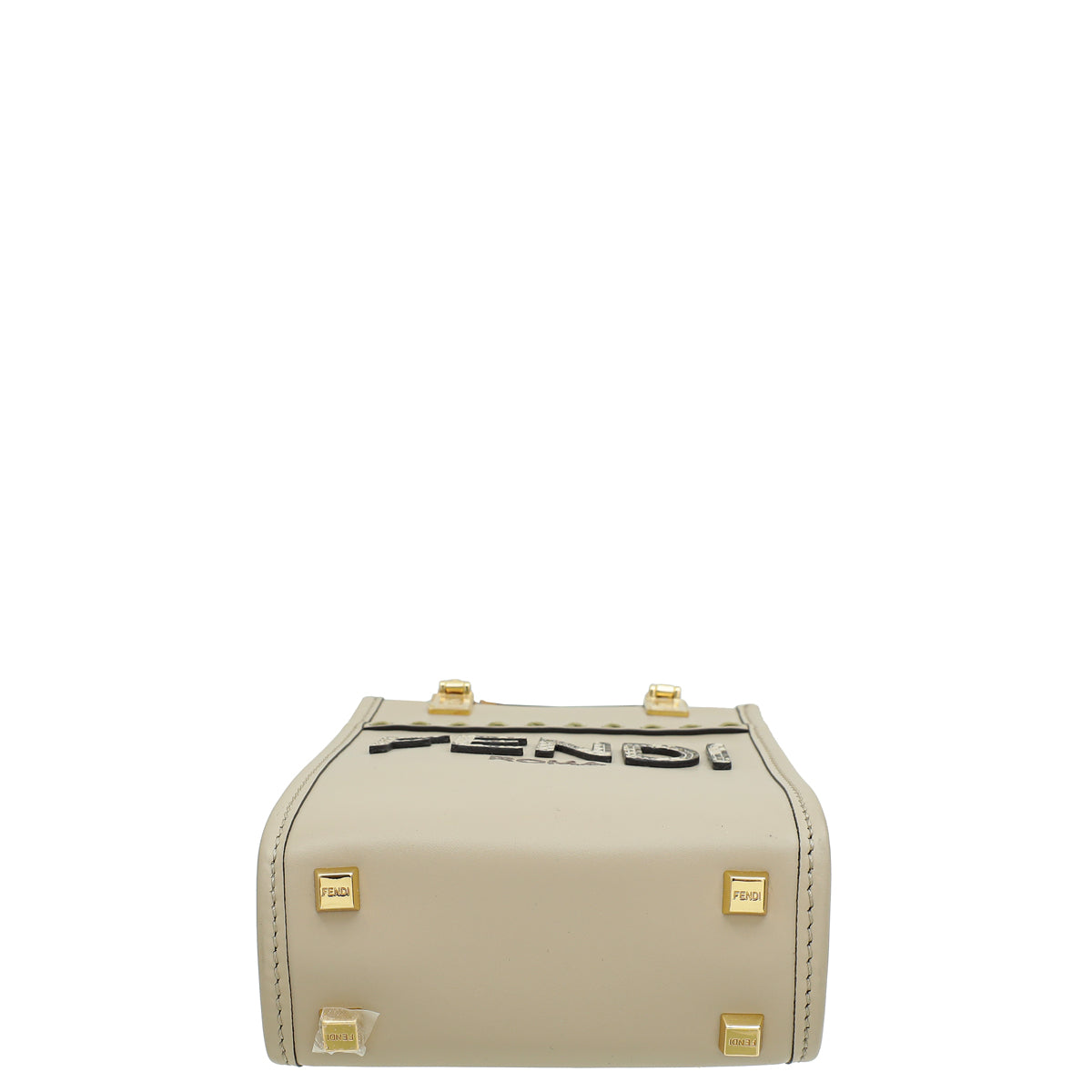 Fendi Beige Mini Sunshine Shopper Bag