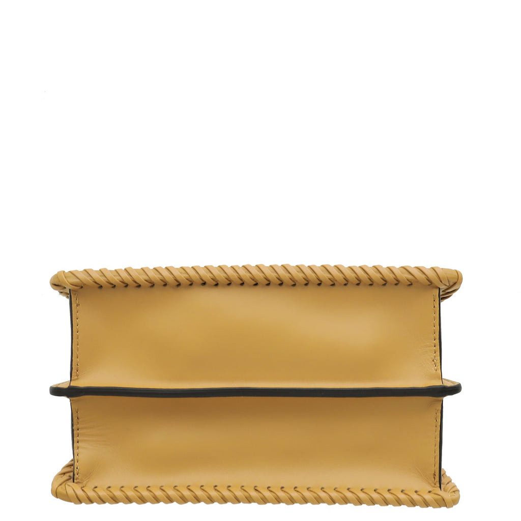 Fendi Beige Peekaboo ISEEU Petite Interlaced Bag