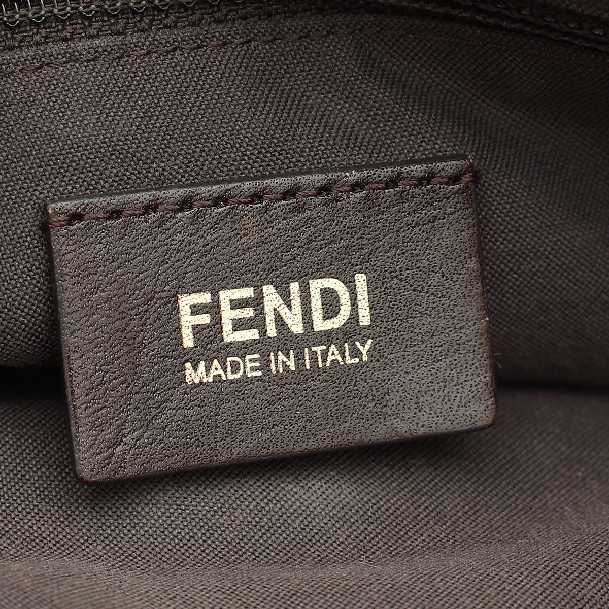 Fendi Zucca Mia Large Flap Shoulder Bag