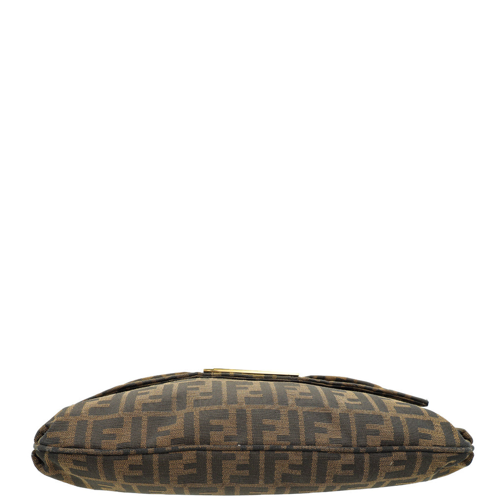 Fendi Zucca Mia Large Flap Shoulder Bag