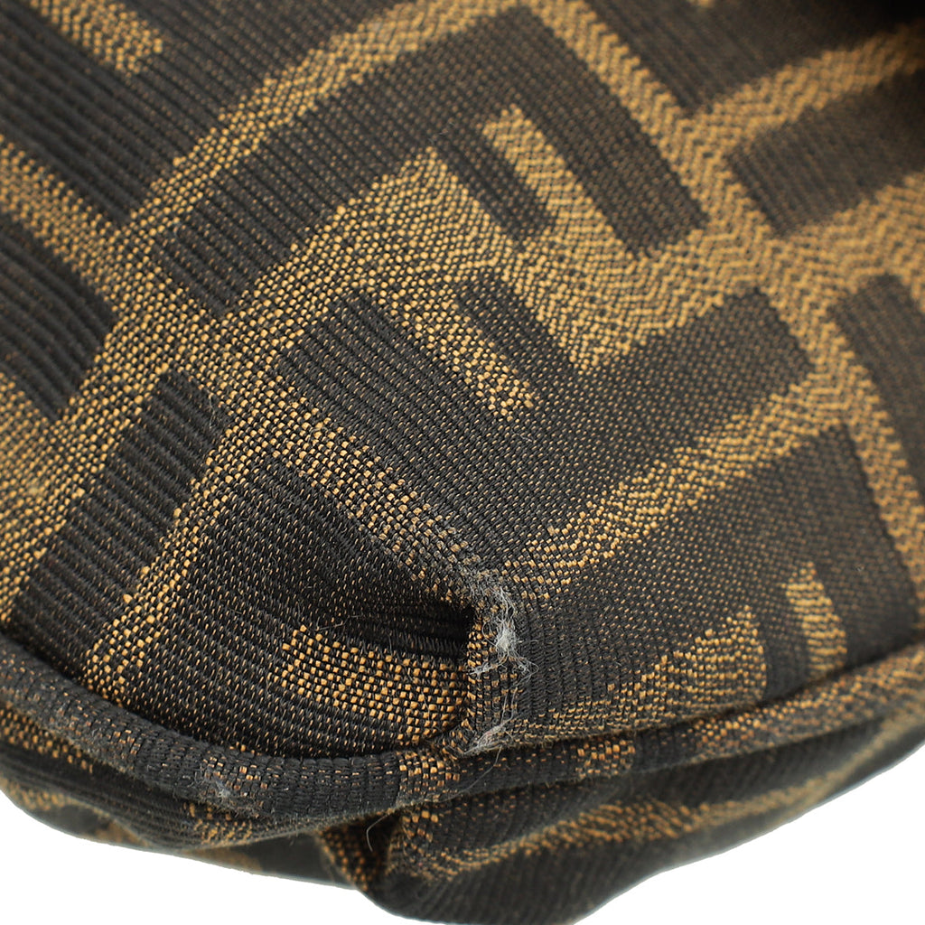 Fendi Zucca Mia Large Flap Shoulder Bag