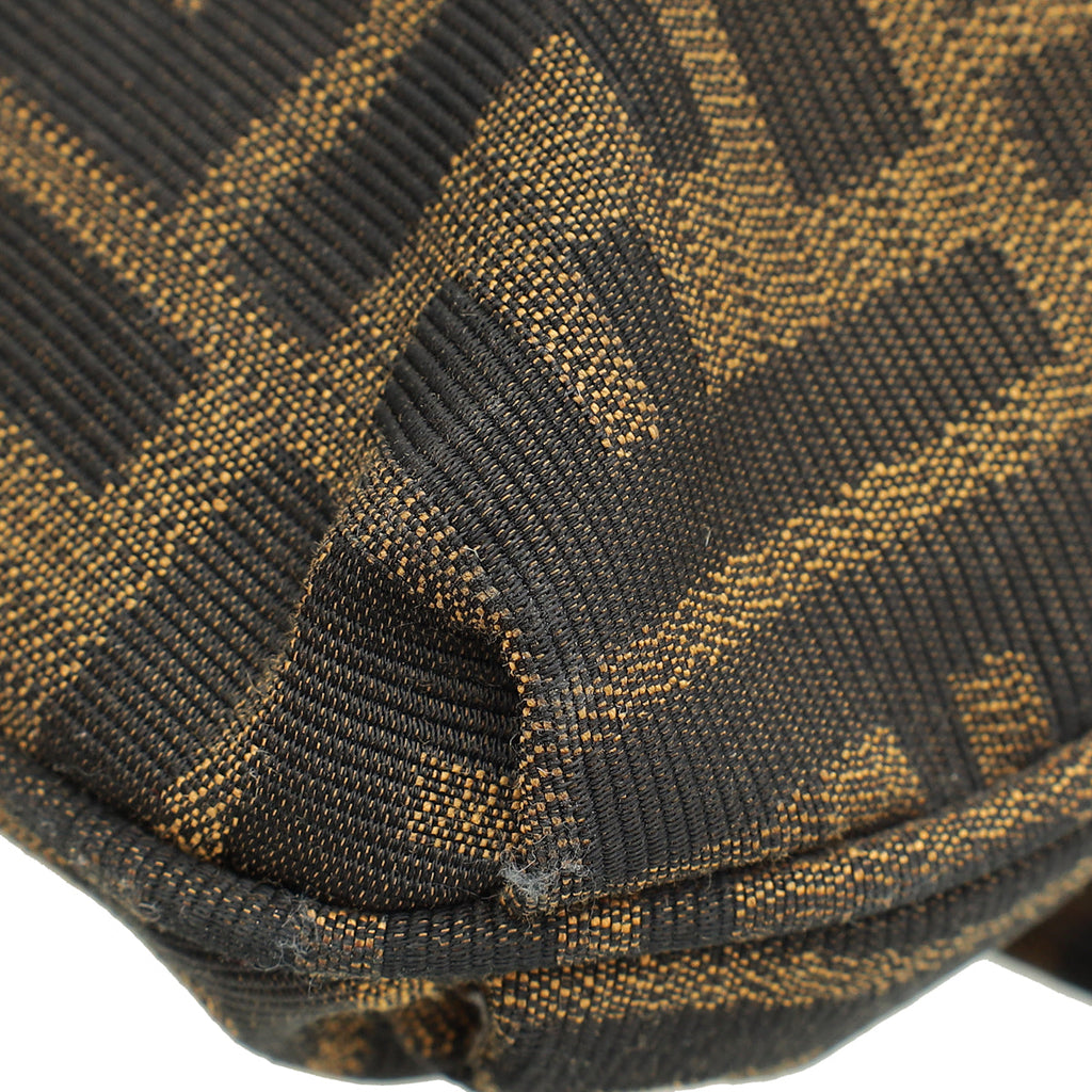 Fendi Zucca Mia Large Flap Shoulder Bag