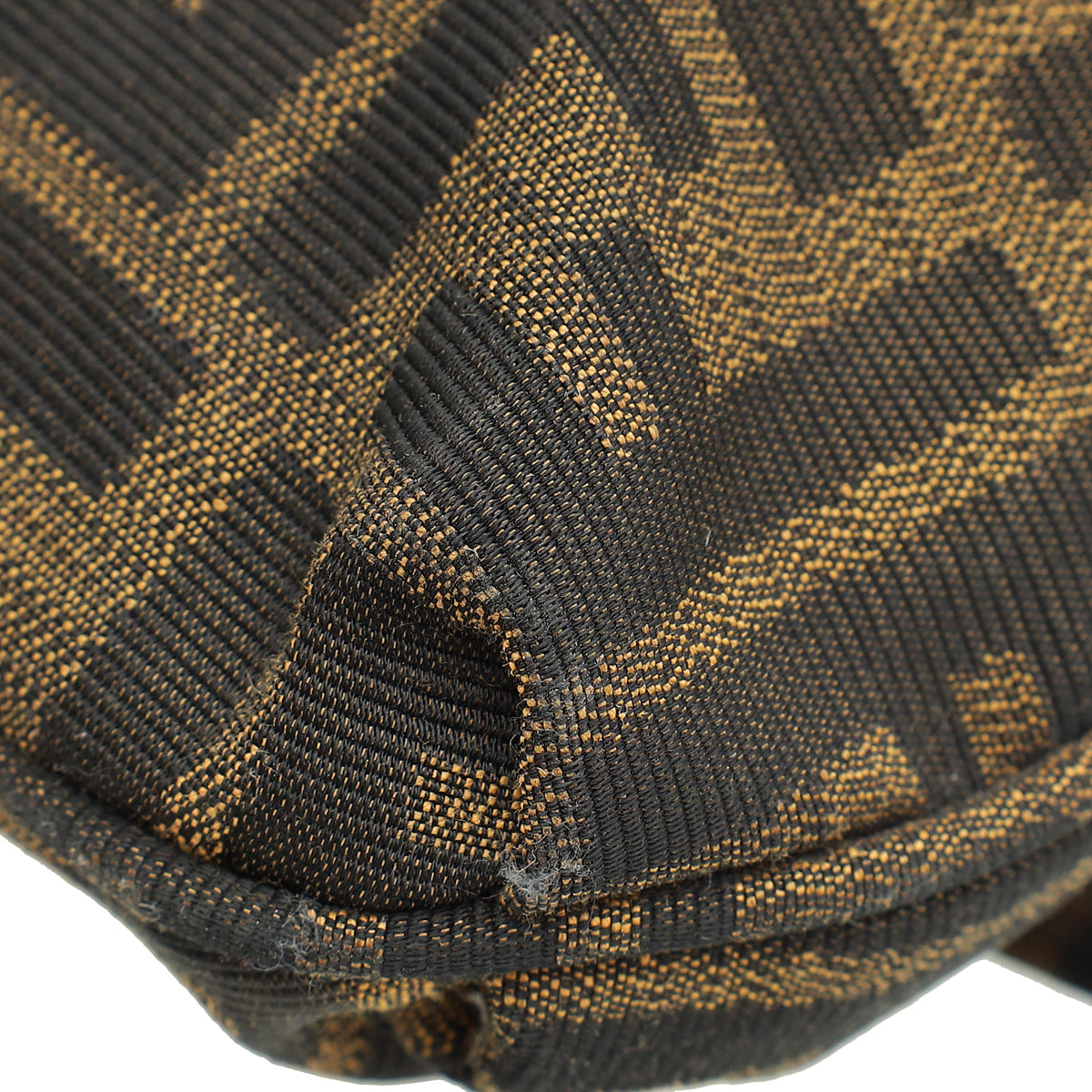 Fendi Zucca Mia Large Flap Shoulder Bag