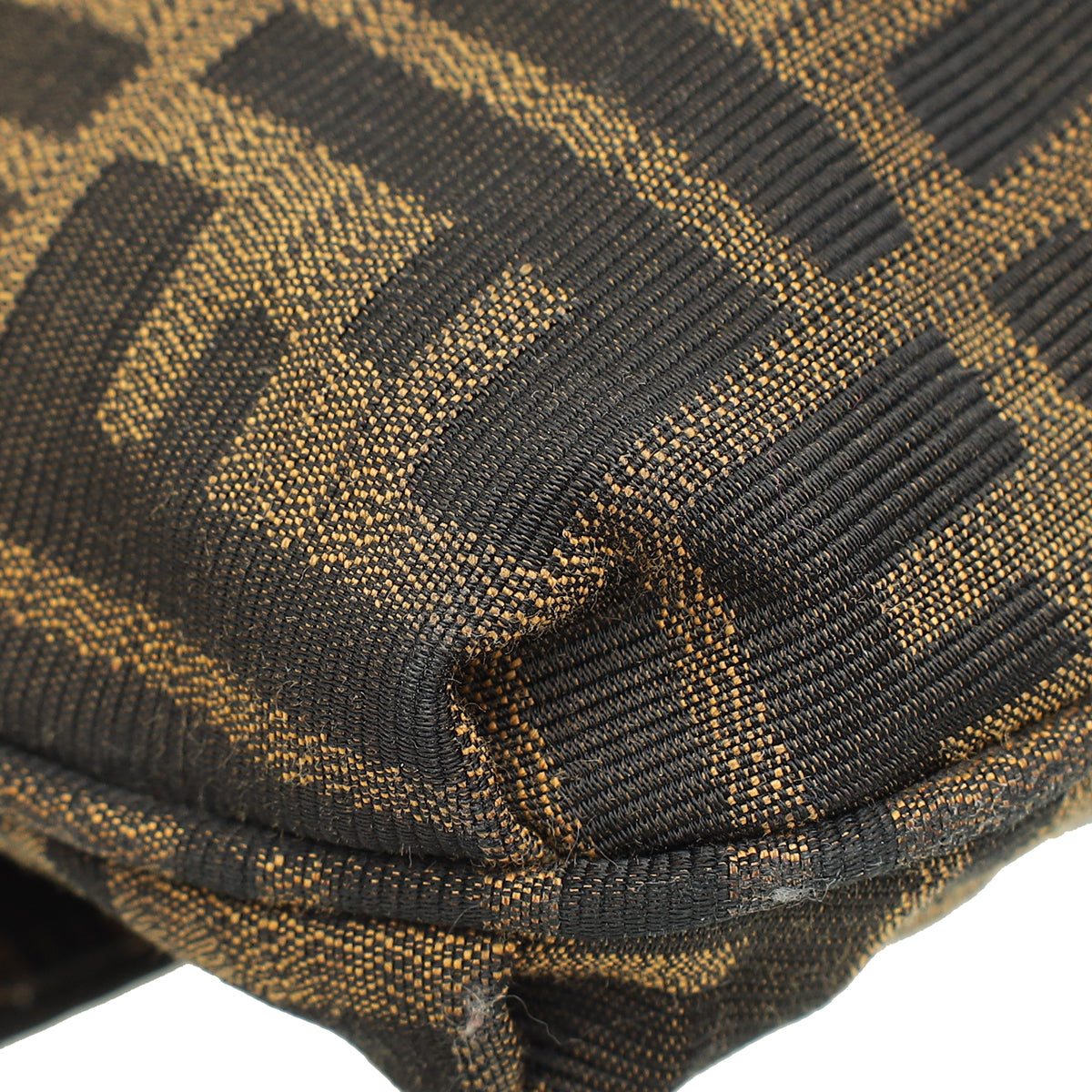 Fendi Zucca Mia Large Flap Shoulder Bag
