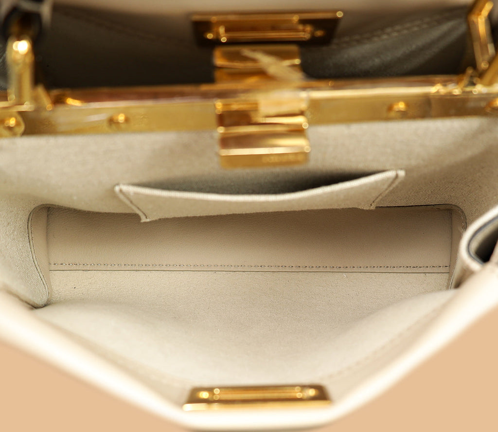 Fendi Beige Mini Peekaboo Bag