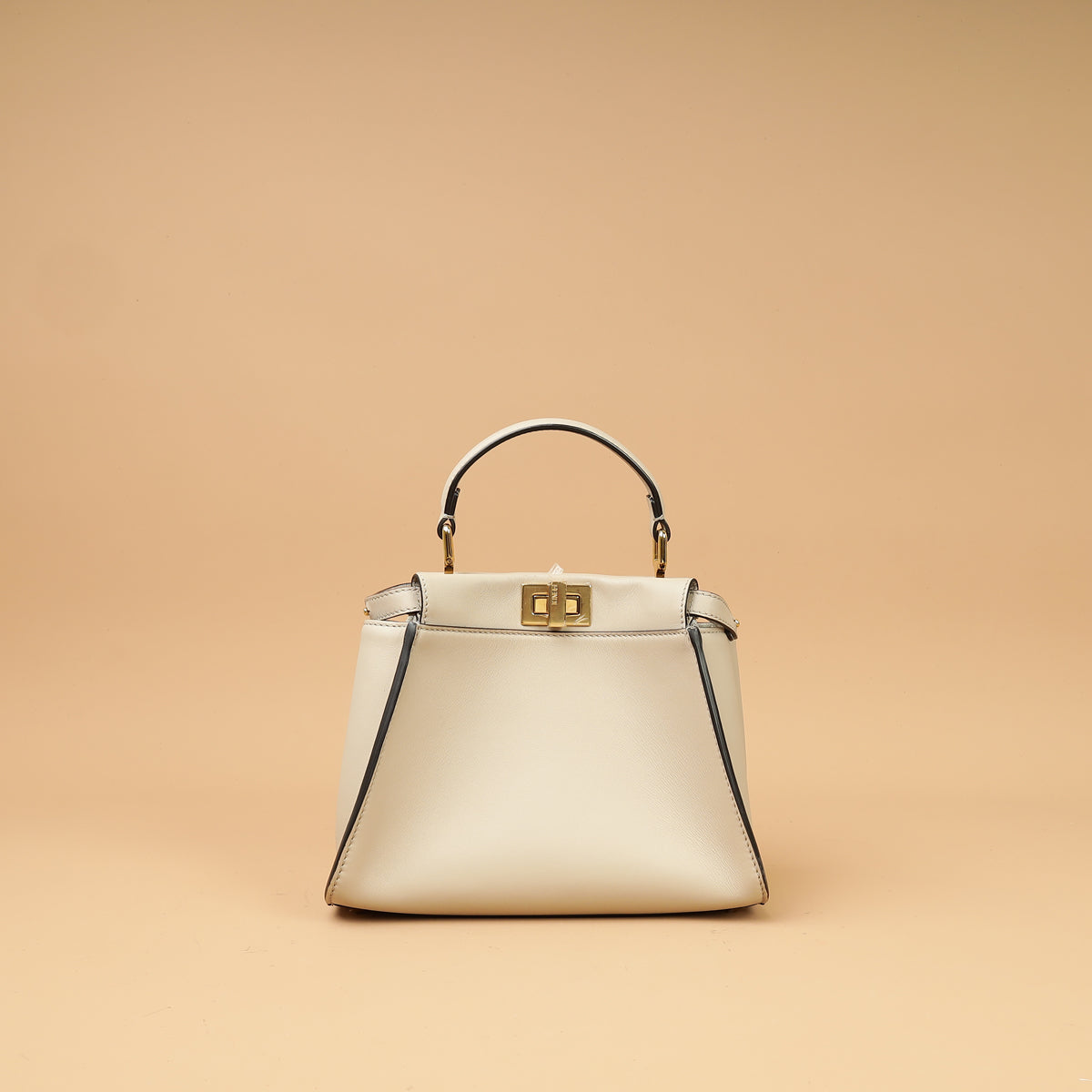 Fendi Beige Mini Peekaboo Bag
