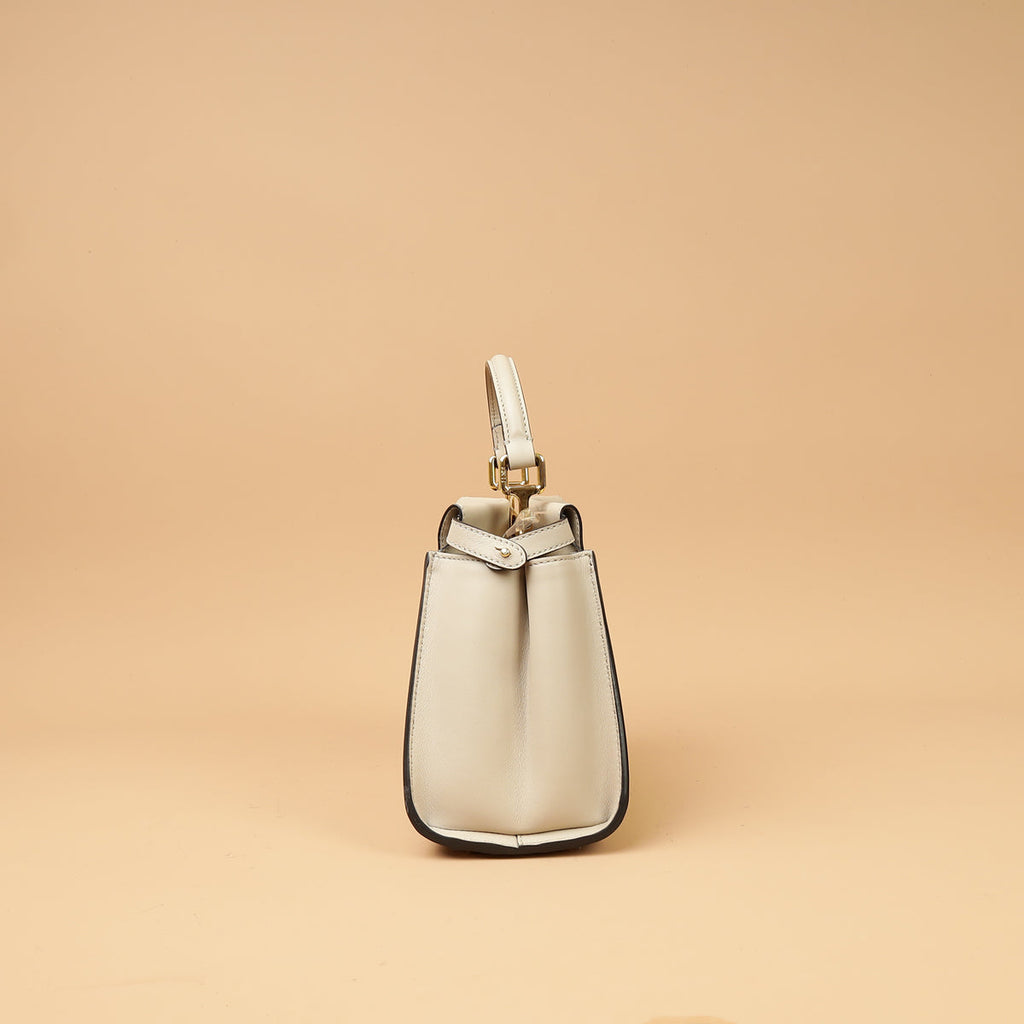 Fendi Beige Mini Peekaboo Bag