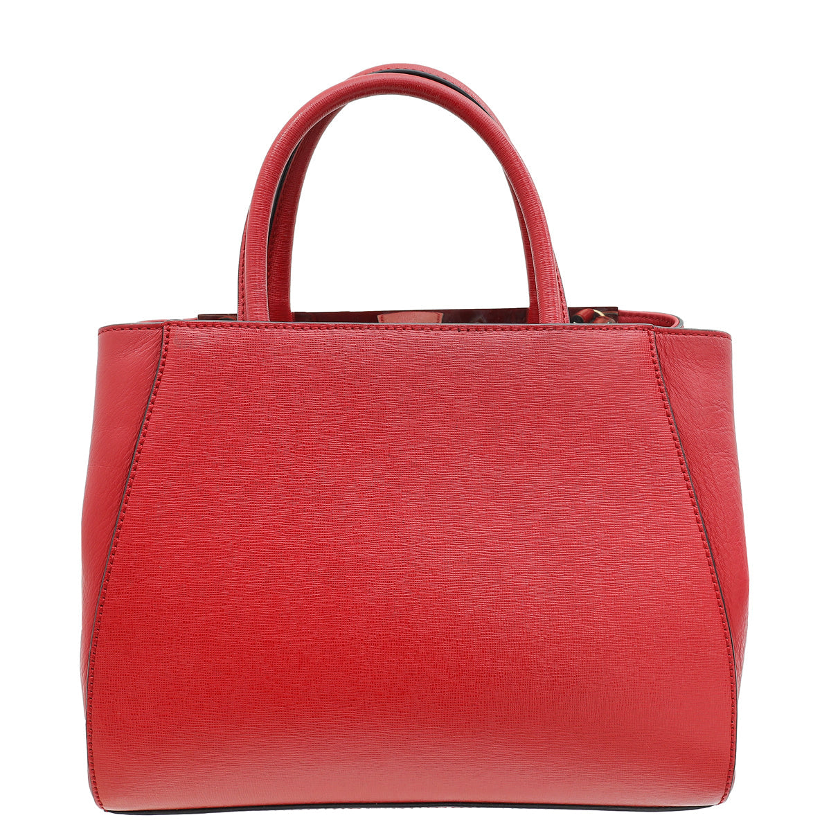 Fendi Red Multicolor 2 Jours Patchwork Petite Bag