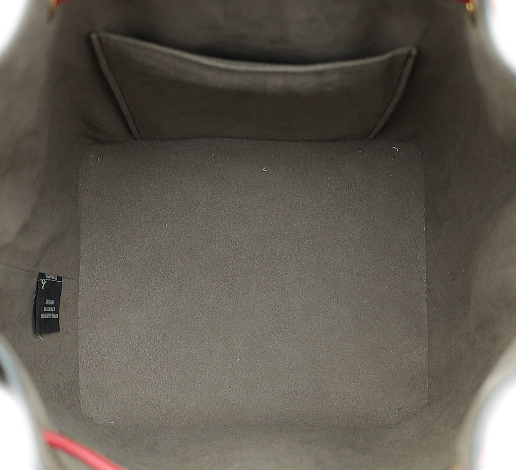Fendi Bicolor FF Zucca Embossed Mon Tresor Small Bucket Bag