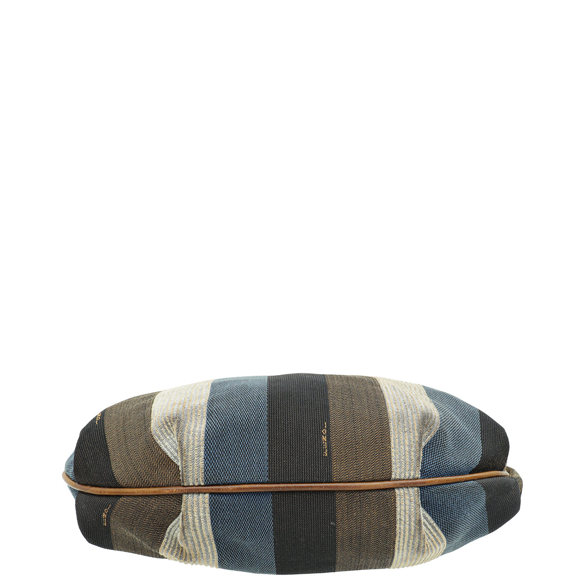 Fendi Multicolor Pequin Stripe Chef Chain Hobo Bag