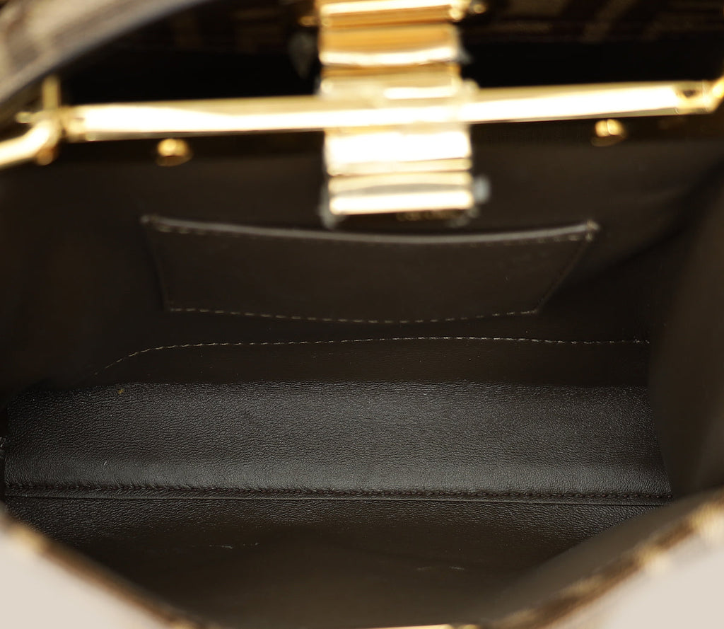Fendi Multicolor FF Glazed With Inlay Peekaboo Mini Bag