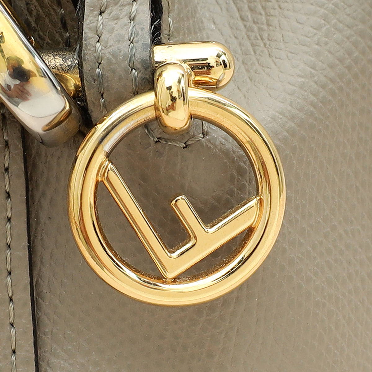 Fendi Grey Mon Tresor Mini Bucket Bag