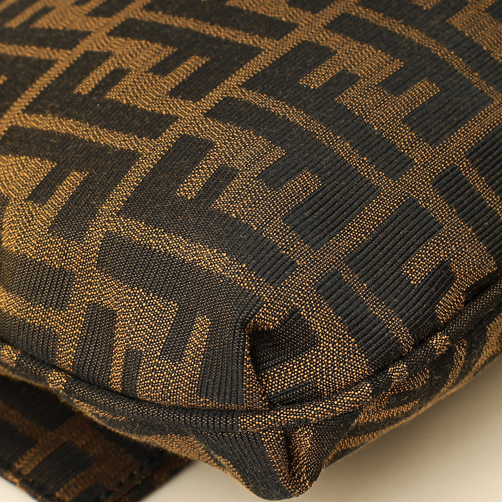 Fendi Tobacco Zucca Mia Flap Large Bag
