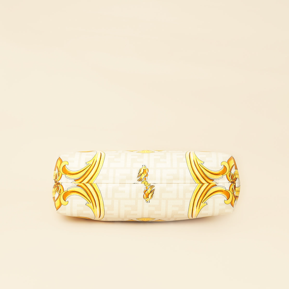 Fendi Tricolor x Versace Fendace Baroque Print "Fendi First" Medium Bag