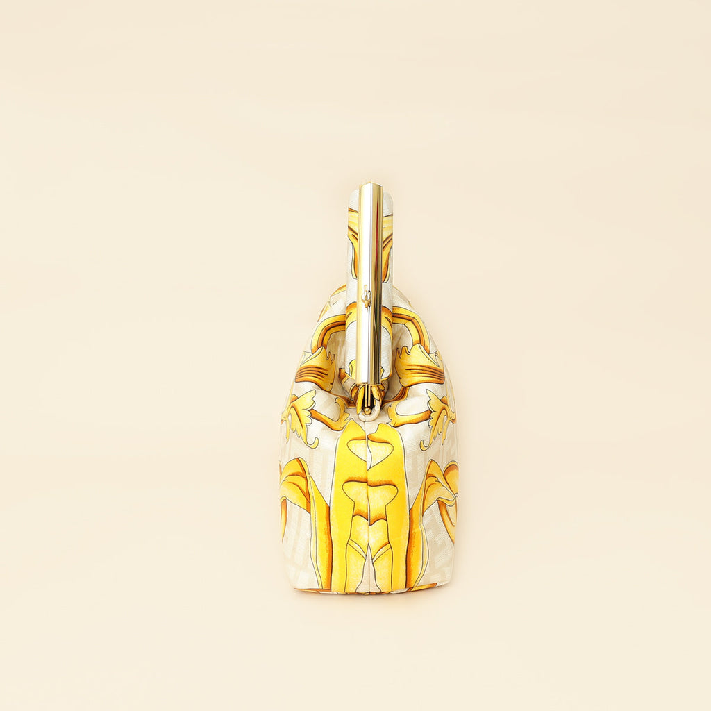 Fendi Tricolor x Versace Fendace Baroque Print "Fendi First" Medium Bag