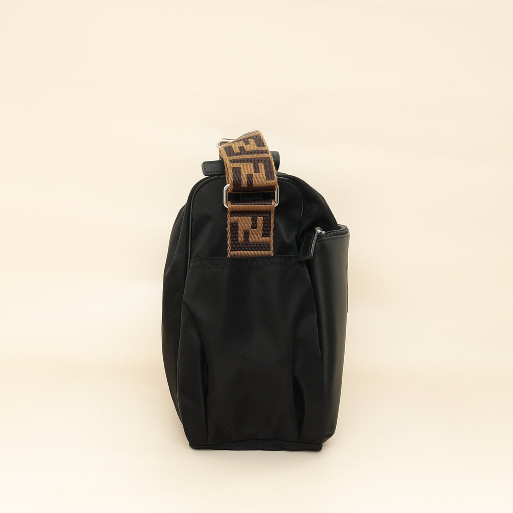 Fendi Black Logo Changing Bag