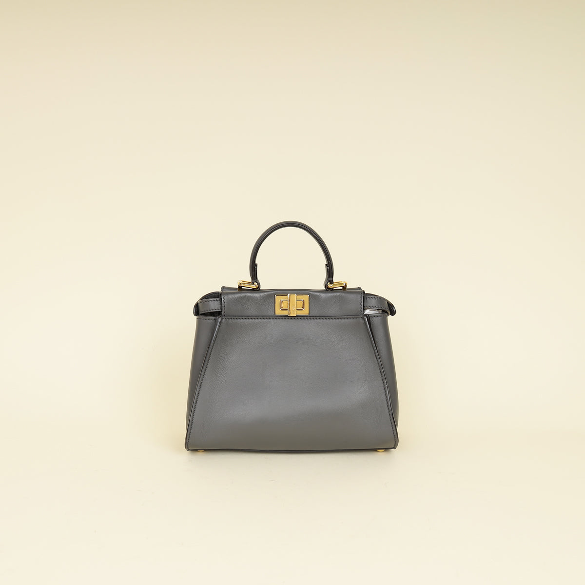 Fendi Grey Peekaboo Mini Bag