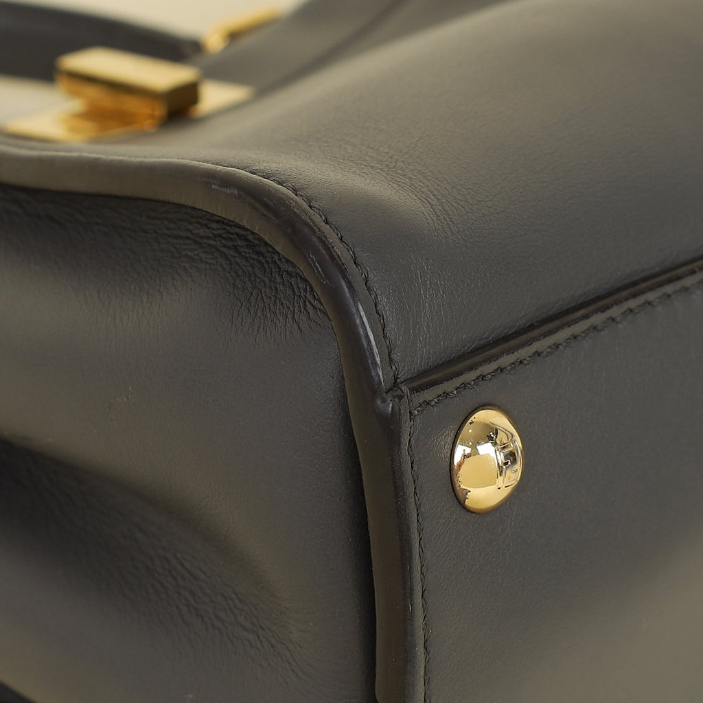 Fendi Grey Peekaboo Mini Bag