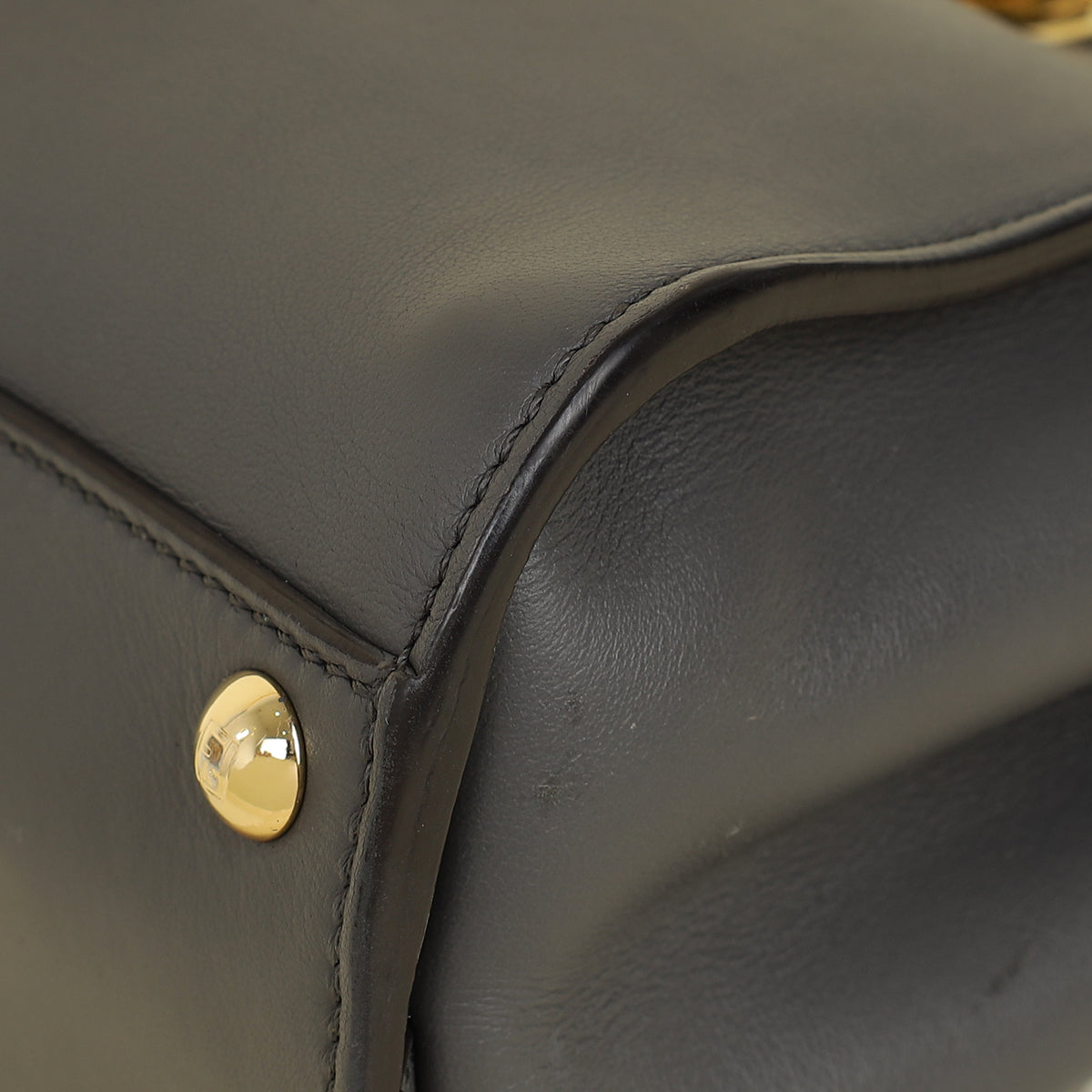 Fendi Grey Peekaboo Mini Bag