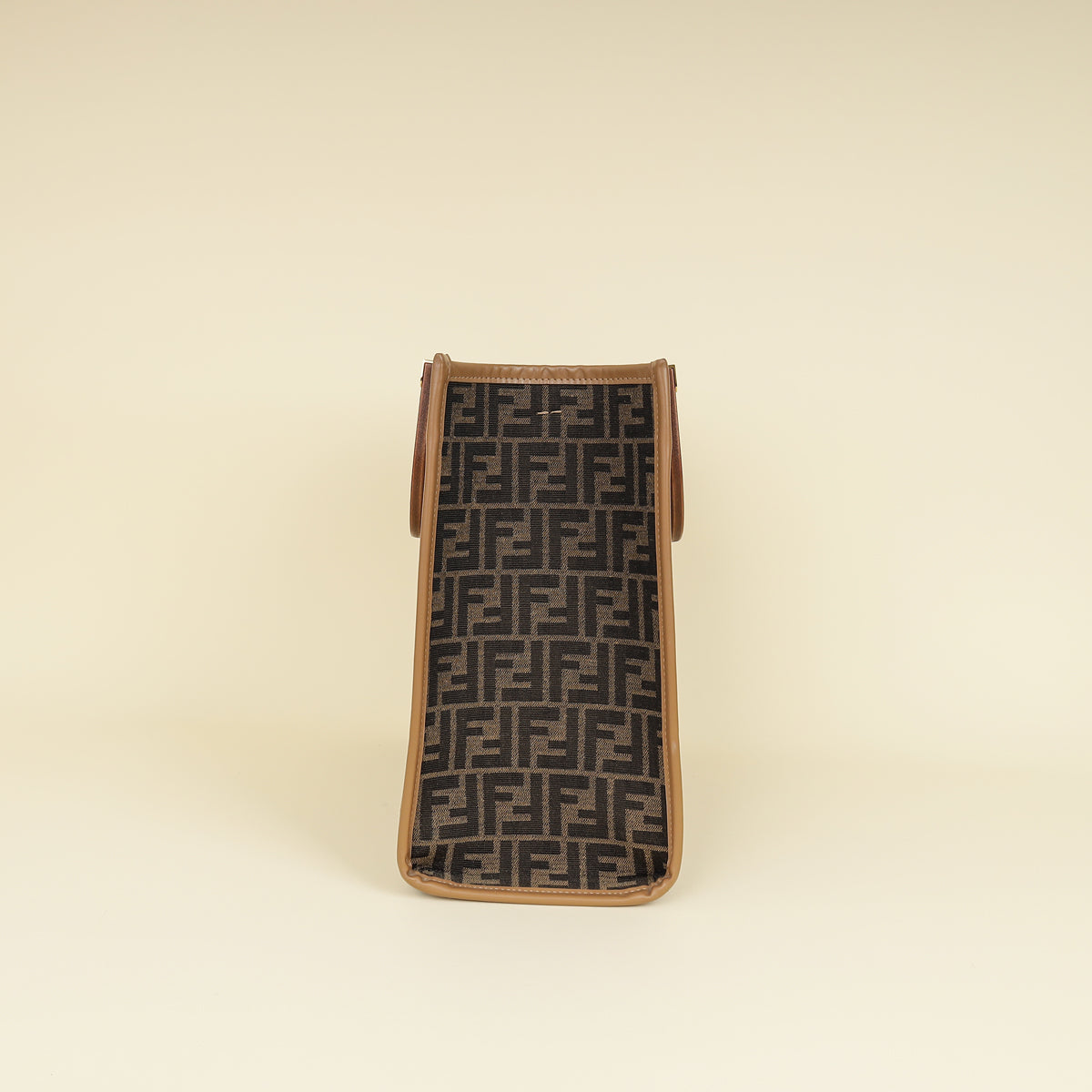 Fendi Bicolor Zucca Sunshine Medium Shopper Tote Bag
