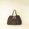 Fendi Tobacco Zucca Large Mia Tote Bag