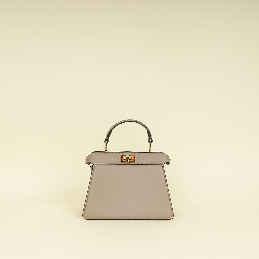 Fendi Taupe Peekaboo ISeeU Petite Bag