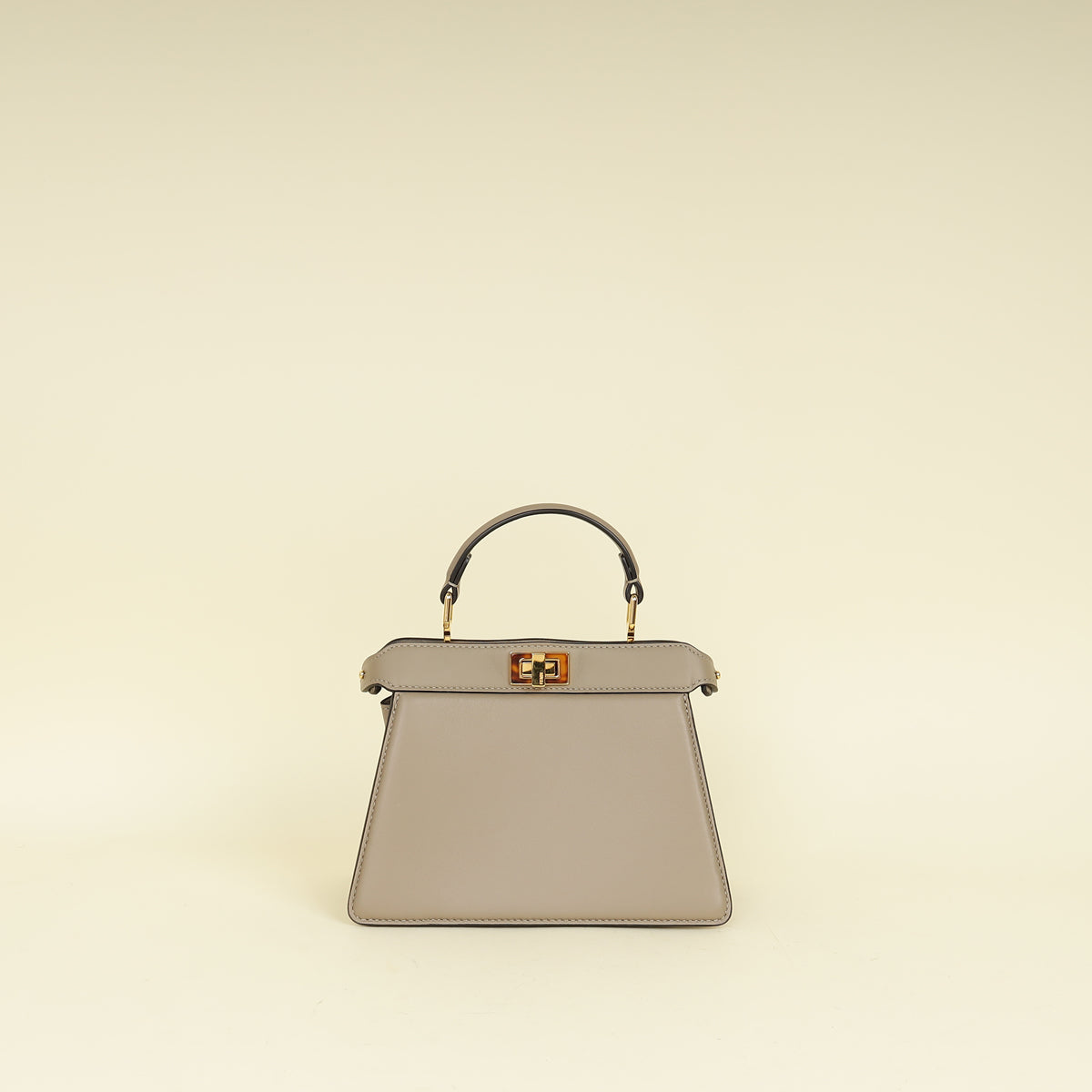 Fendi Taupe Peekaboo ISeeU Petite Bag