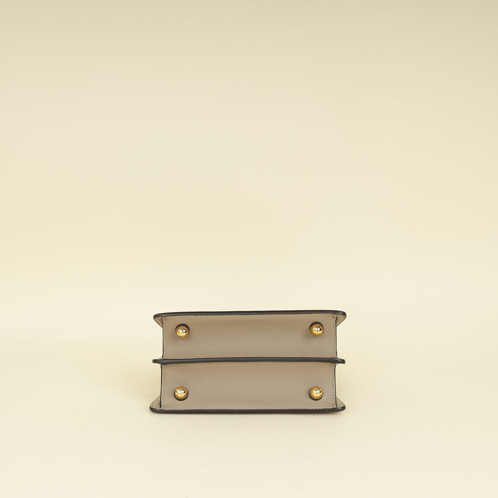 Fendi Taupe Peekaboo ISeeU Petite Bag