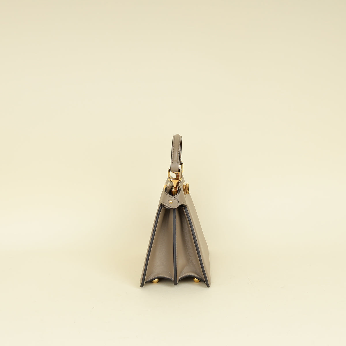 Fendi Taupe Peekaboo ISeeU Petite Bag