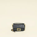 Fendi Black FF Baguette Mini Bag