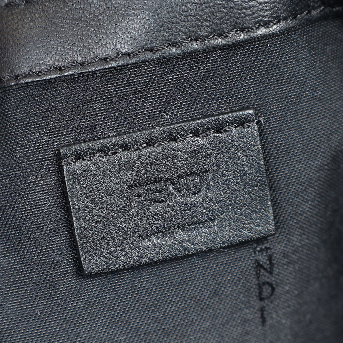 Fendi Black FF Baguette Mini Bag