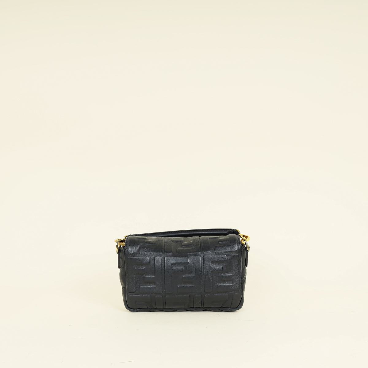 Fendi Black FF Baguette Mini Bag