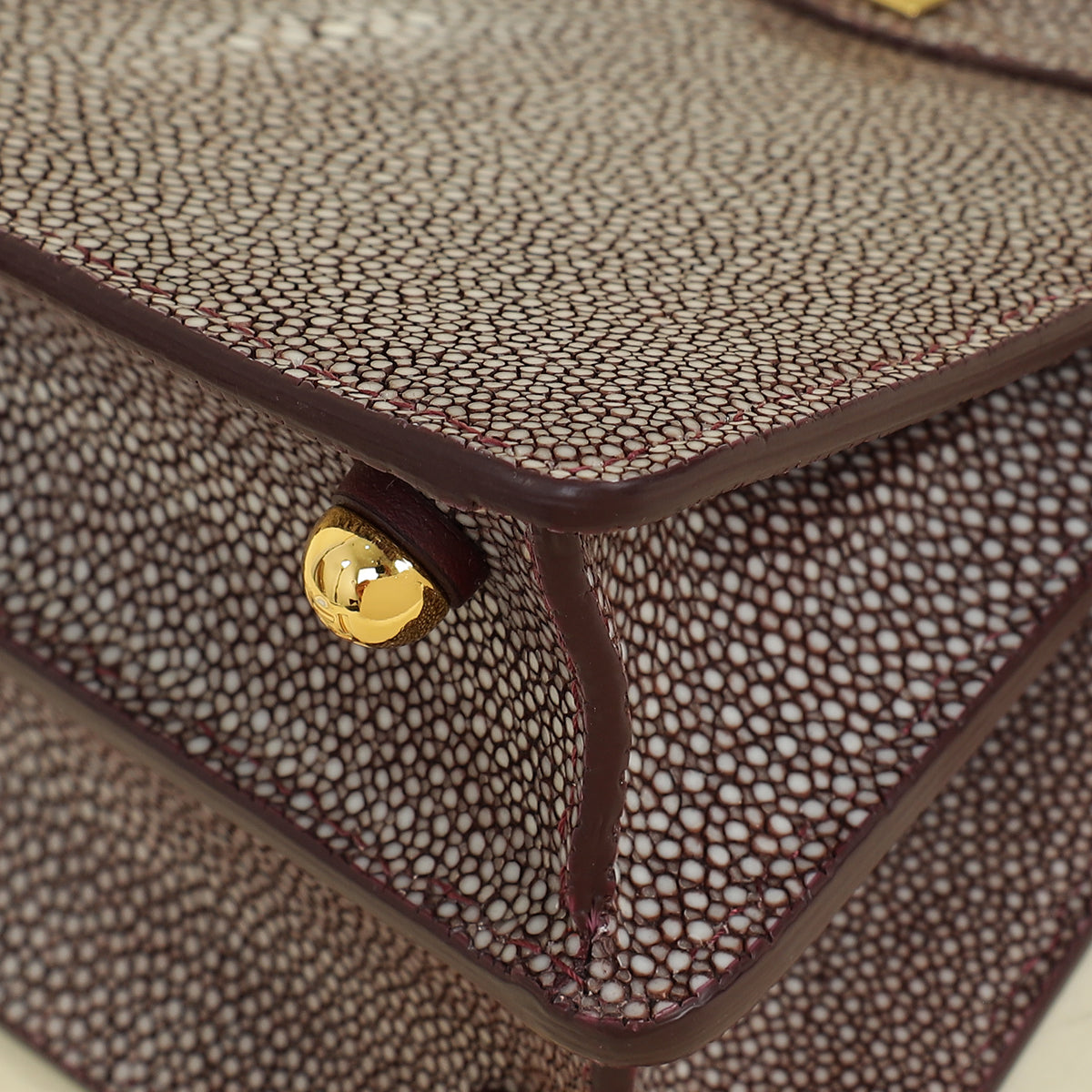 Fendi Burgundy Peekaboo ISeeU Petite Bag