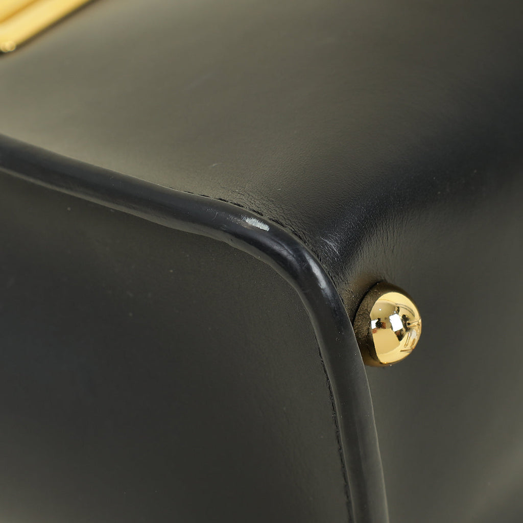 Fendi Black Way Vitello King Tote Bag