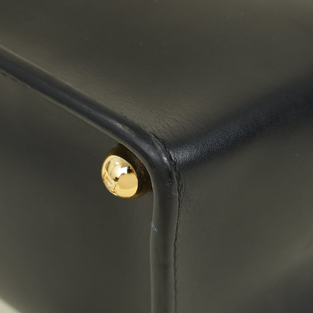 Fendi Black Way Vitello King Tote Bag
