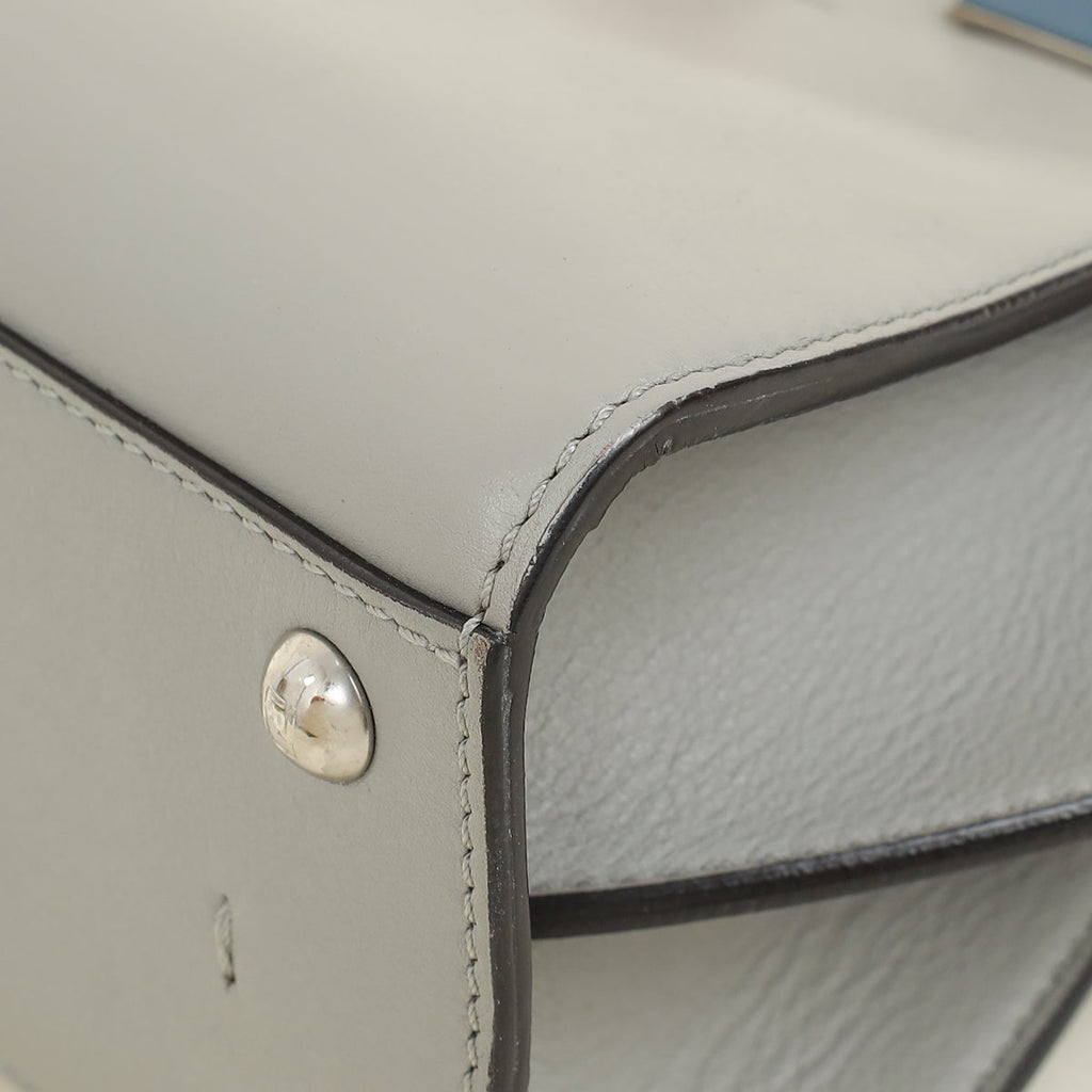 Fendi Grey 3 Jours Studded Petite Bag