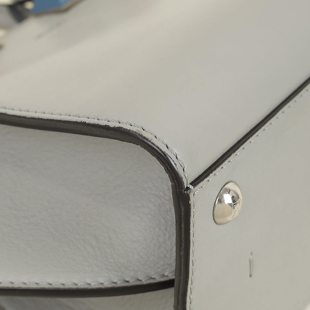 Fendi Grey 3 Jours Studded Petite Bag