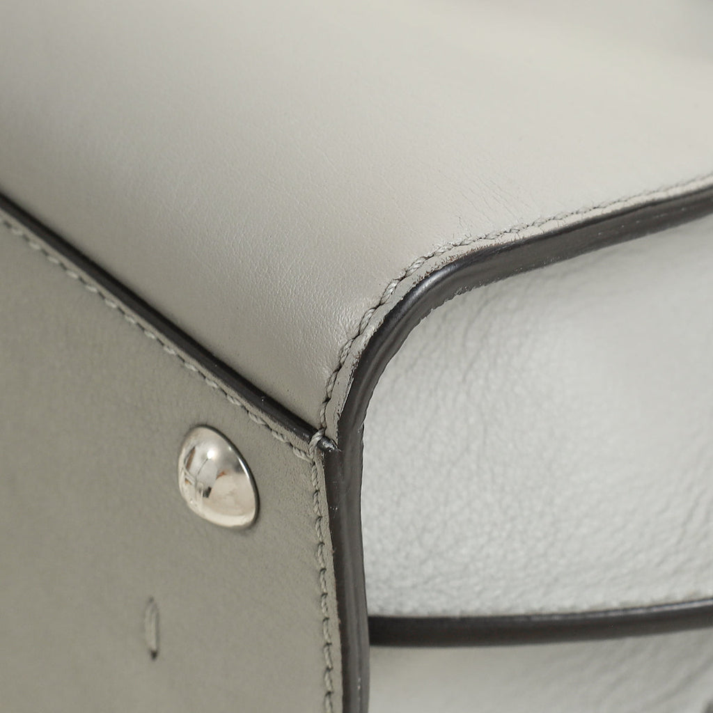 Fendi Grey 3 Jours Studded Petite Bag