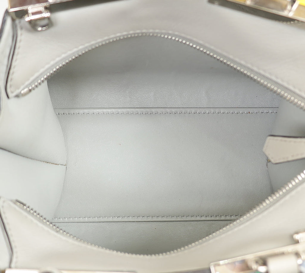 Fendi Grey 3 Jours Studded Petite Bag
