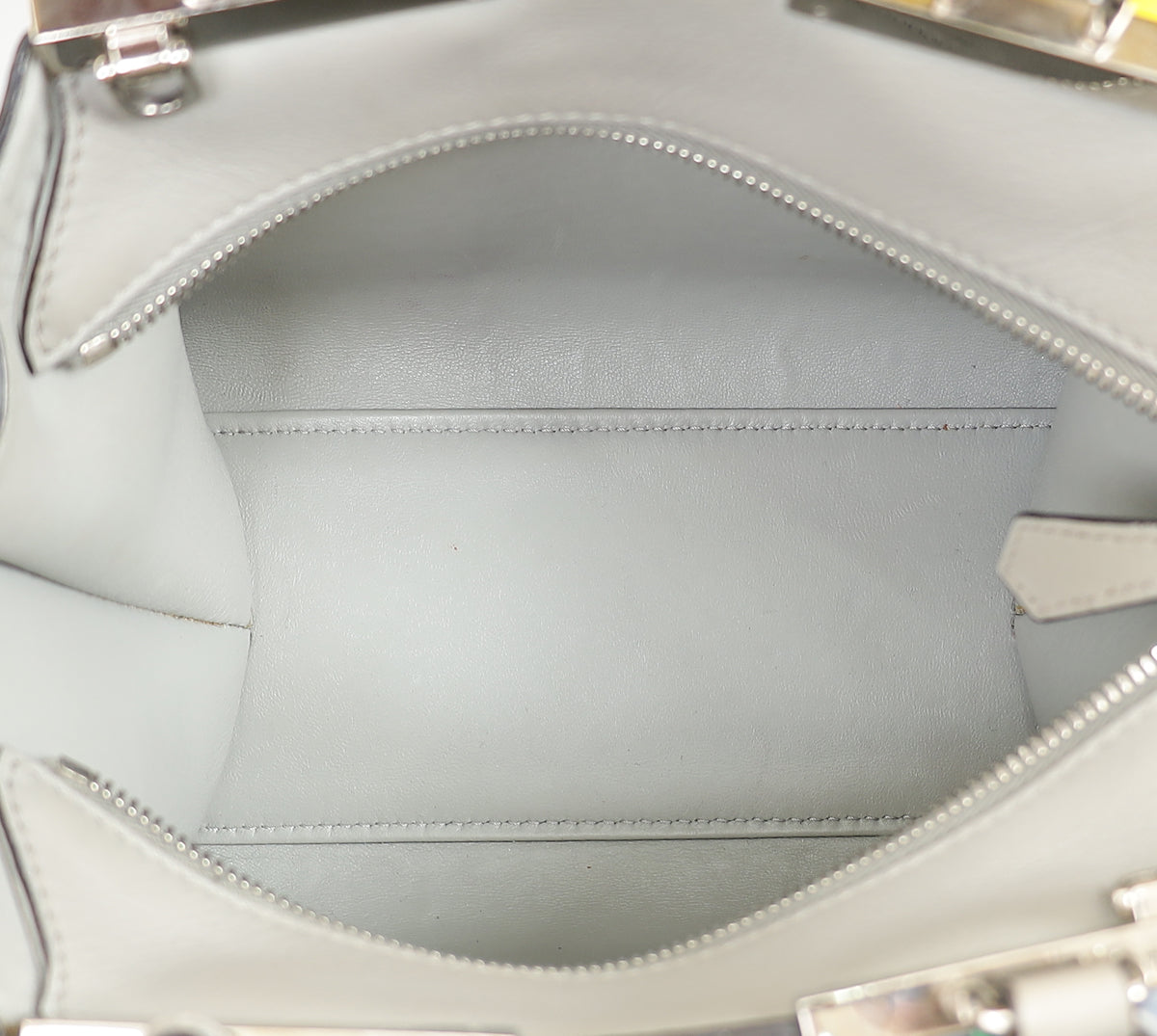 Fendi Grey 3 Jours Studded Petite Bag