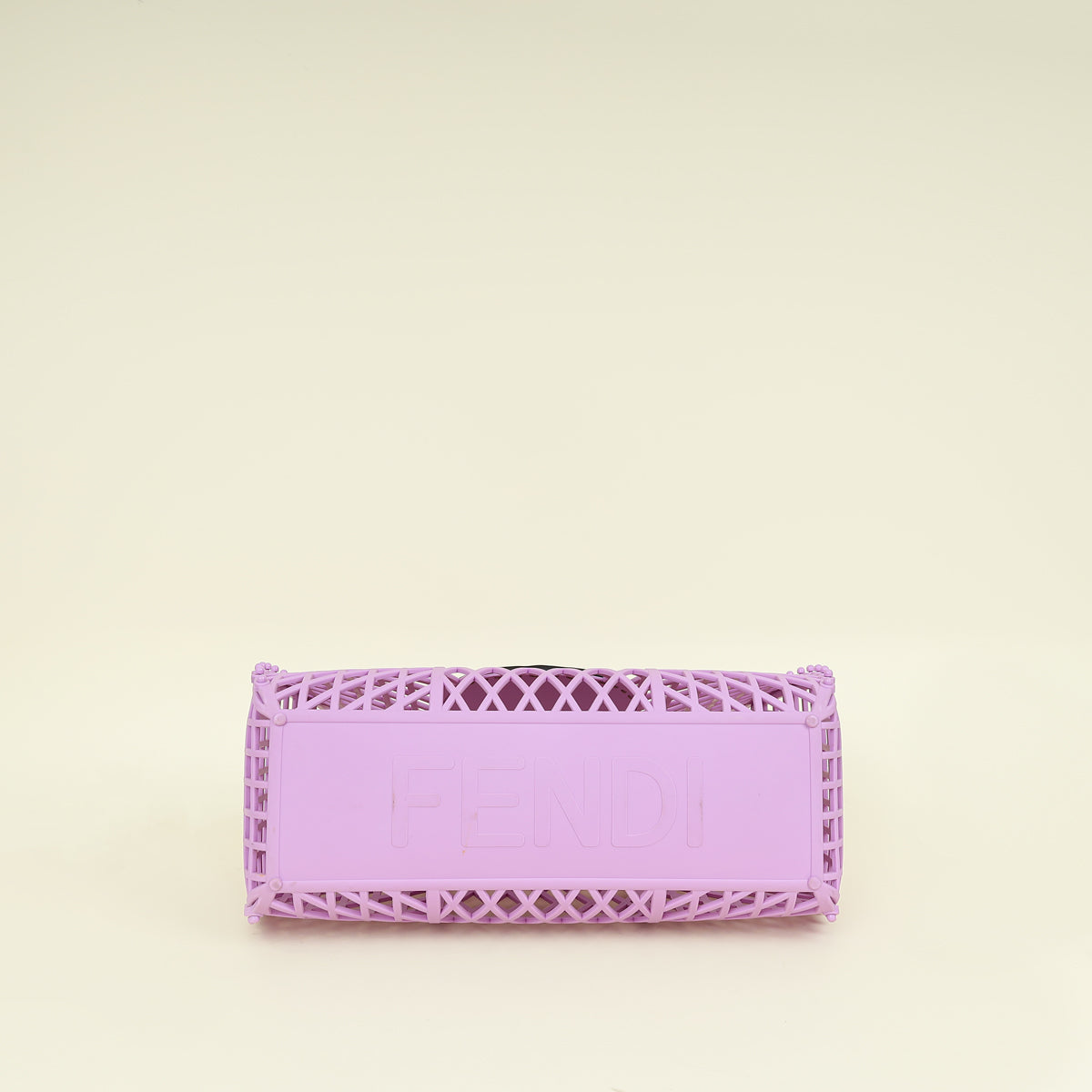 Fendi Purple Logo Basket Bag