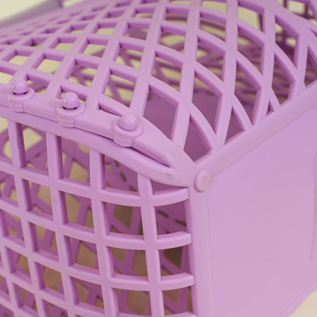 Fendi Purple Logo Basket Bag