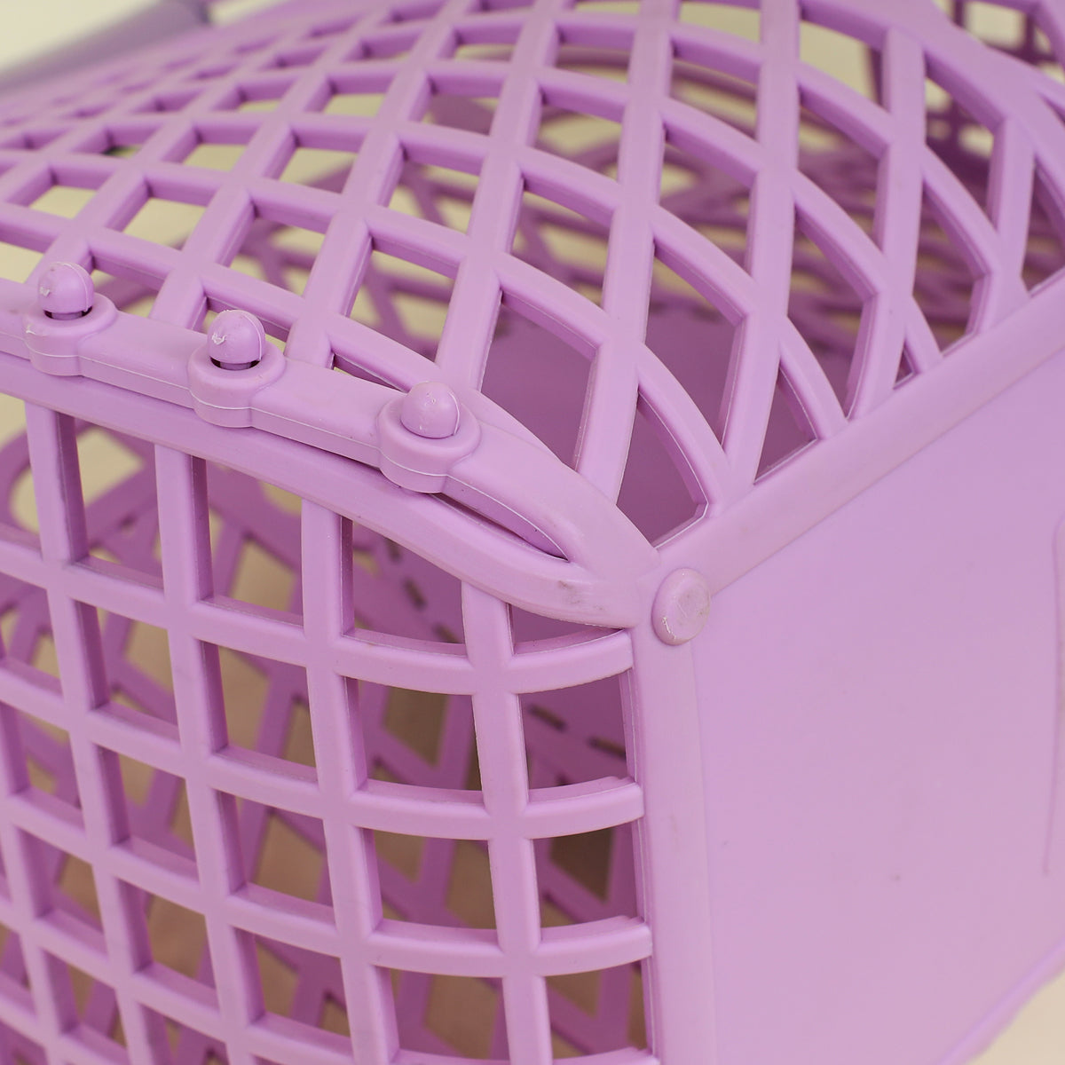 Fendi Purple Logo Basket Bag