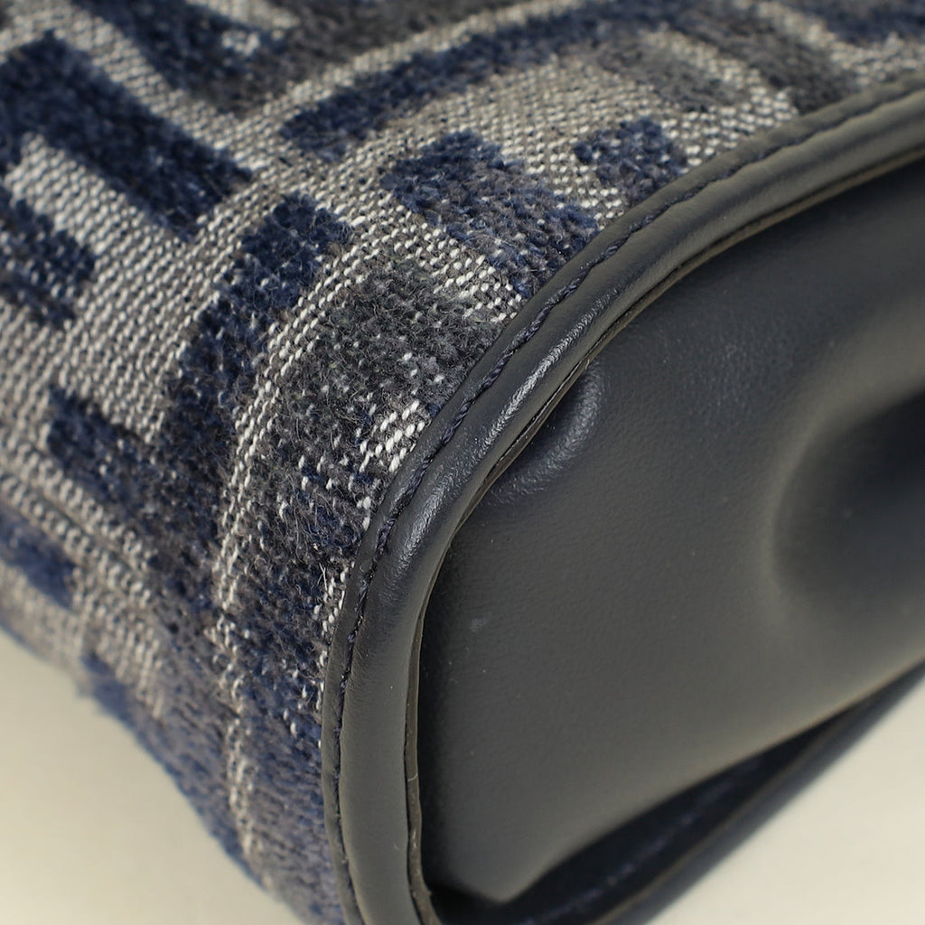 Fendi Navy Blue Nano Peekaboo Bag