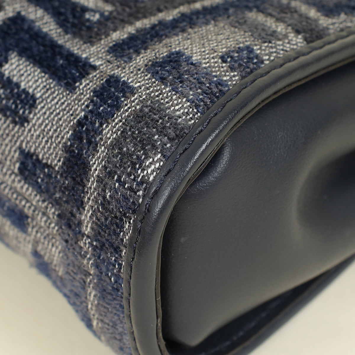 Fendi Navy Blue Nano Peekaboo Bag
