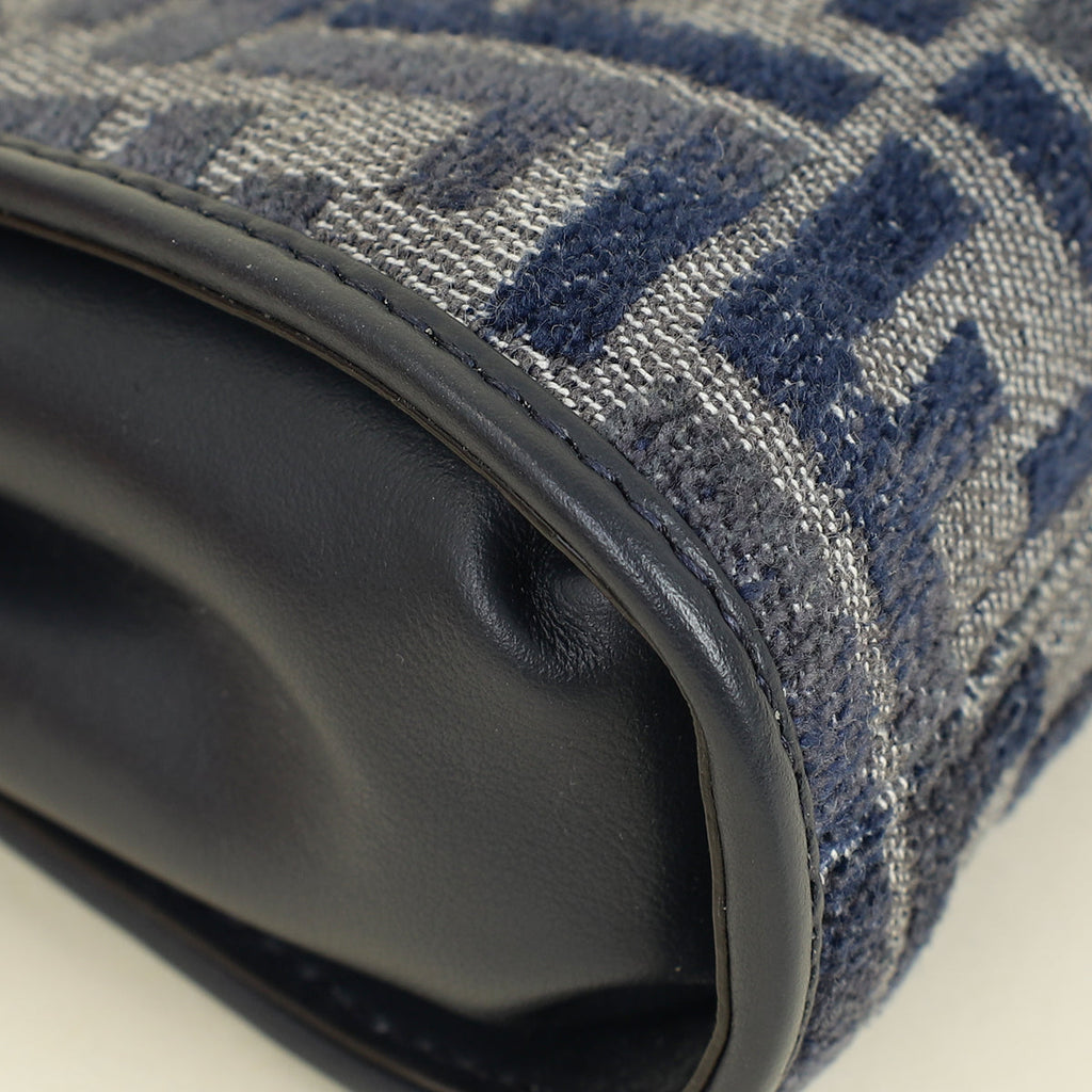 Fendi Navy Blue Nano Peekaboo Bag