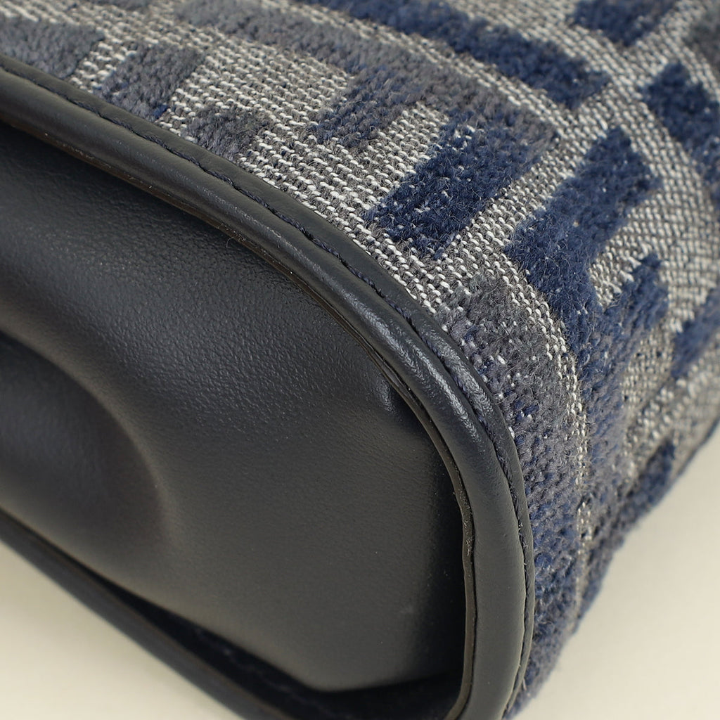 Fendi Navy Blue Nano Peekaboo Bag