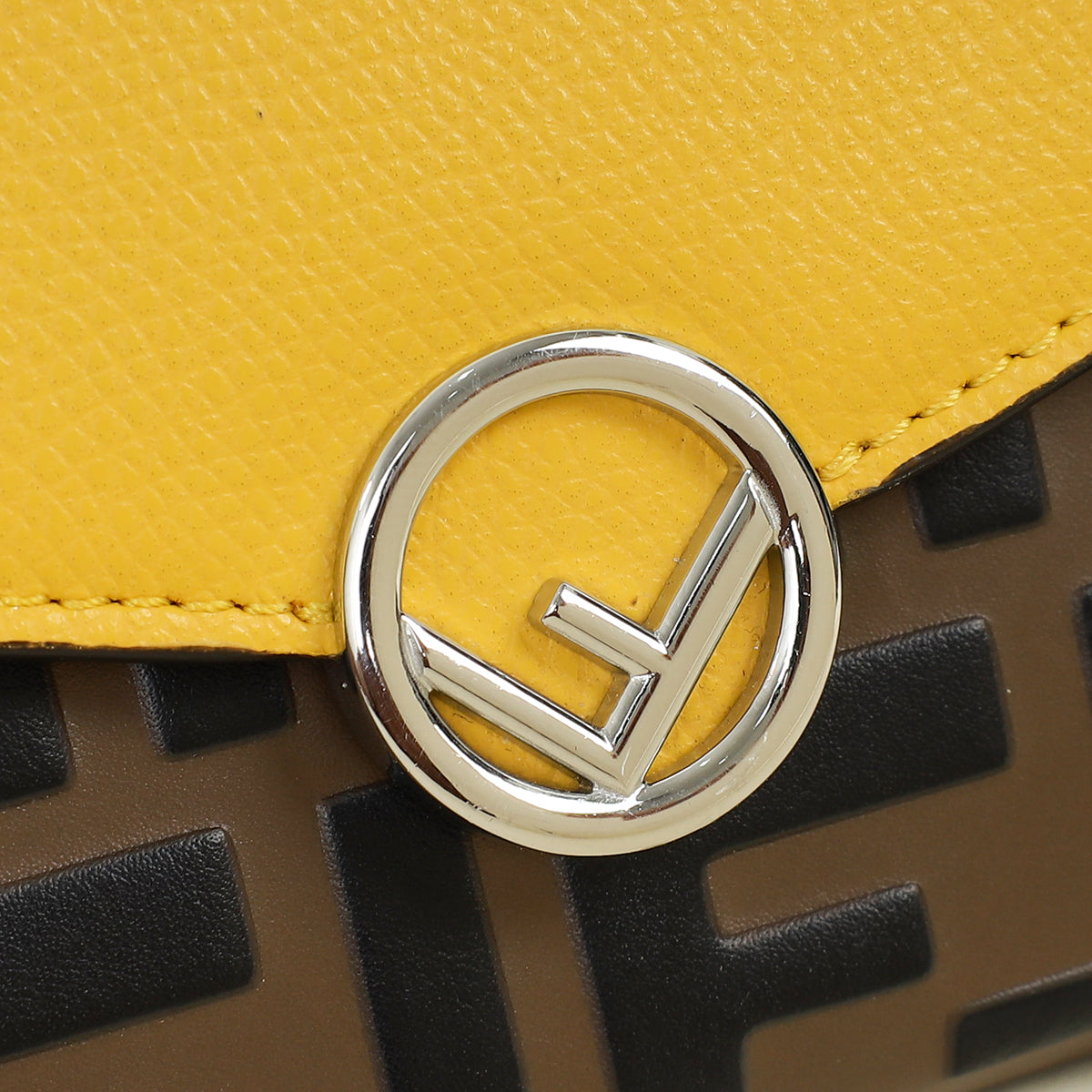 Fendi Bicolor Continental Wallet on Chain