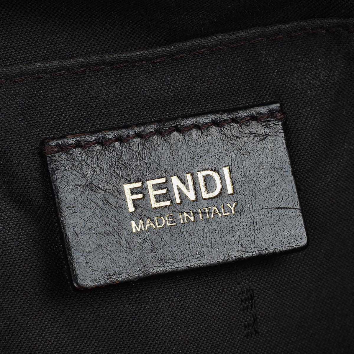 Fendi Bicolor Zucca Vitello Artic Small Messenger Bag